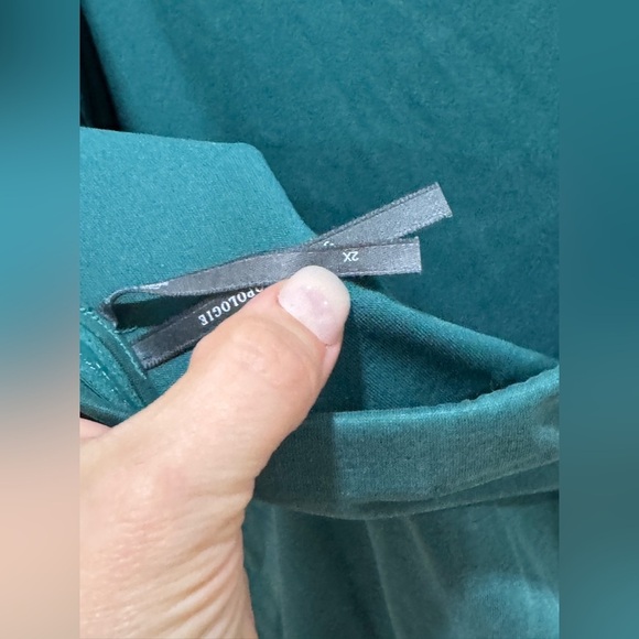 Anthropologie maxi dress The Gabbie Strapless Ruched Tube midi Celandine teal - Picture 10 of 13